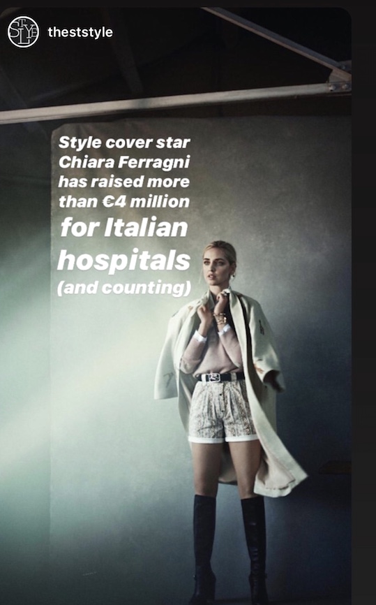 Fashion support the fight against corona virus